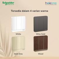 Gambar Schneider AvatarOn Saklar Lampu 3 Gang 2 Arah White - E8333L2LED_WE_G3 dari hokione.id Kota Administrasi Jakarta Barat 4 Tokopedia