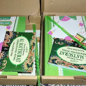 Hampers Gift Box Kado AL Qur'an A6 Dan Tasbih Digital Muslim/muslimah murah ukuran 14x10