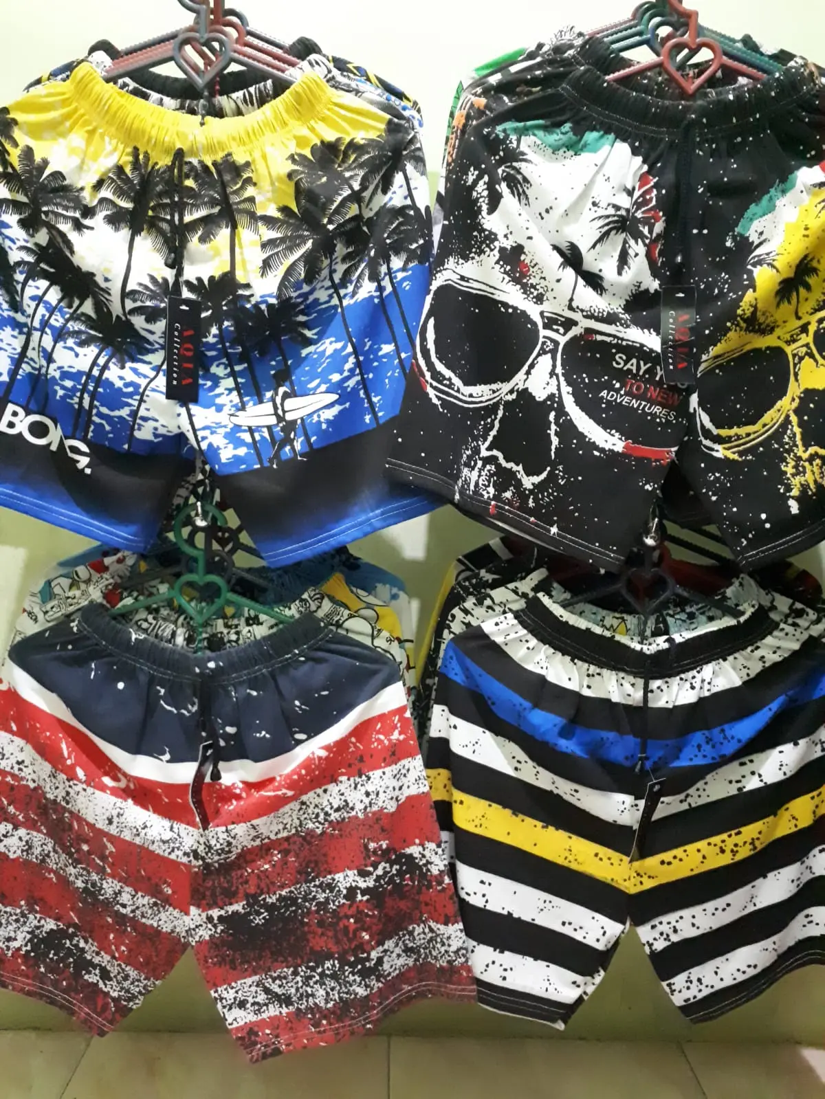 Celana Pendek Boxer Pria Wanita Celana Dalam Boxer Celana Pantai Bahan Kaos Katun