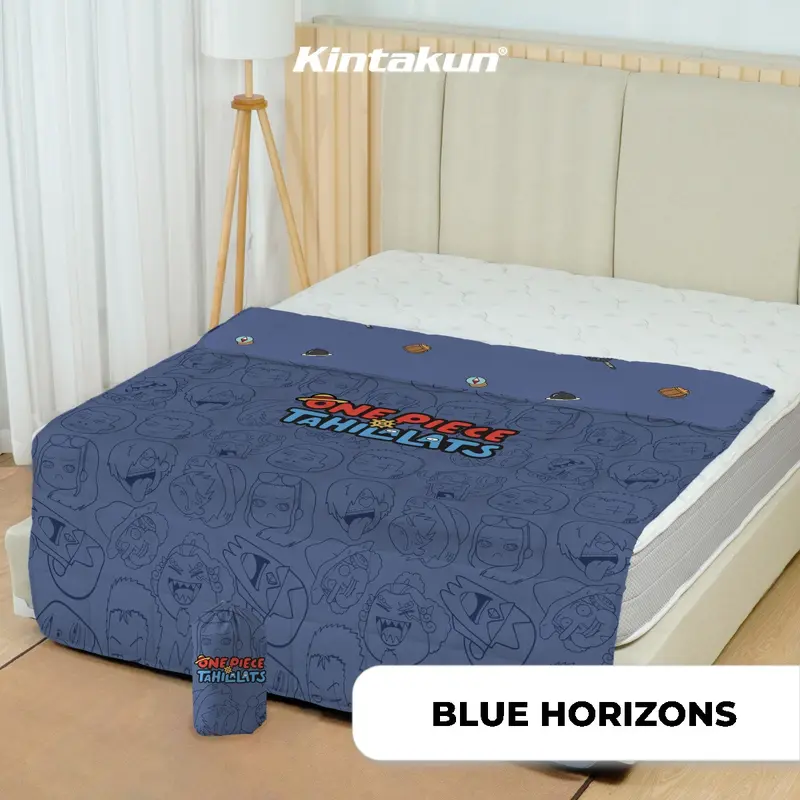 Kintakun One Piece Tahilalats Selimut Travel 150 x 200 cm Selimut Karakter Pirate Bloom Dream Island Blue Horizons 2