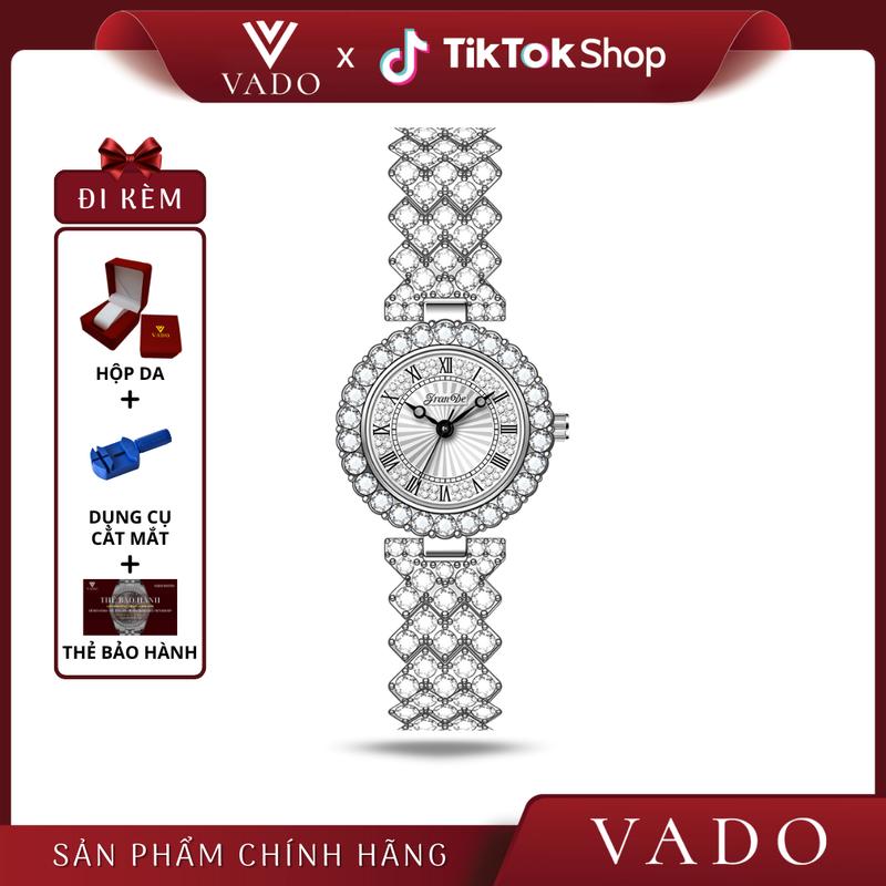 LIVE - DH3112J Đồng Hồ Nữ Đẹp Sang Chảnh Dây Kim Loại ĐÍnh Đá Phong Cách Sang Trọng Và Thanh Lịch - 3112 JRANDE