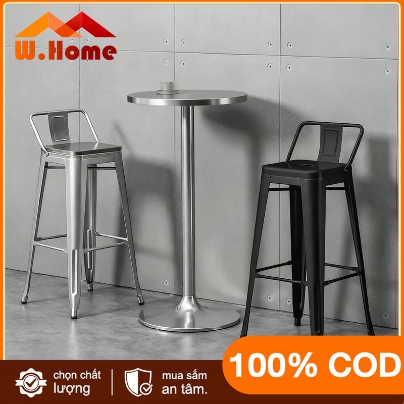 Ghế Bar Kim Loại Sắt Chắc Chắn - Ghế Trẻo Phòng Bar Hiện Đại, Chống Gỉ Sét Bền…