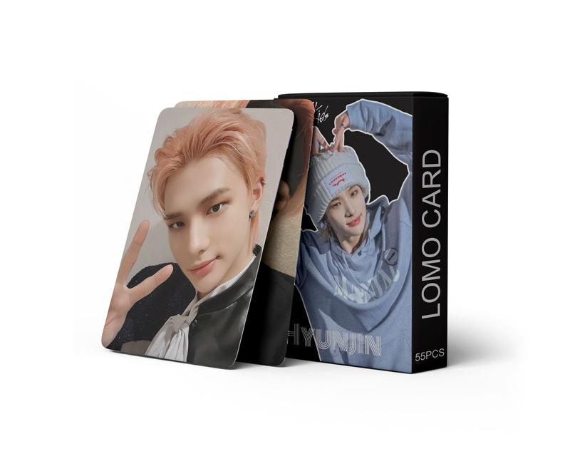 LINXX-Thẻ Ảnh Kpop, 55 Miếng, Straykids Hyunjin, Album Lomo, Loạt Bưu Thiếp 2