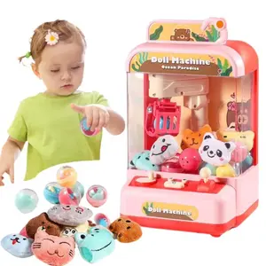 Toy Claw Machine for Kids Mini Plush Prizes Vending Dolls Machines Gashapon Arcade Crane Toy Children Birthday Christmas Gifts