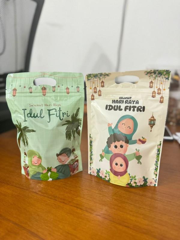 ZIPPER BAG MOTIF LEBARAN ZIPLOCK BAG IDUL FITRI 15x18 , 13x13