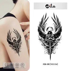 tato temporer premium semi permanen tattoo fruit ink tatto sayap angel  fittotatto Temporary