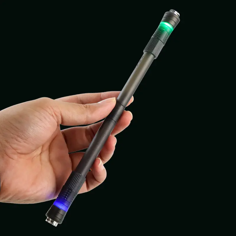 COD WePick Mainan Rotating Stick Pen Fidget Spinner LED Illuminated 22cm - WP02 TERMURAH Lampu Plastik Toys 1