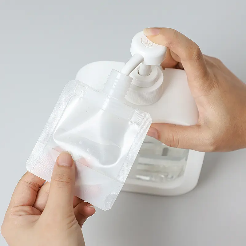 Travel Dispenser Bag Cosmetic Containers Refillable Pouches for Shampoo Lotion Liquid Travel Container sub bag