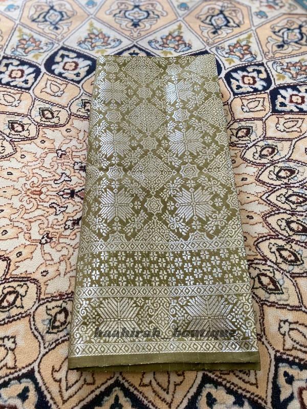 Tanjak Dan Rumpak Dewasa Sarung Songket Khas Palembang Asli Adat Melayu Riau Malaysia Modern Mewah 7
