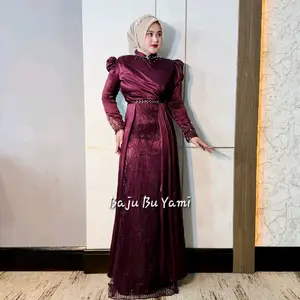 (Original) Raina dress silk By: Baju Bu Yami