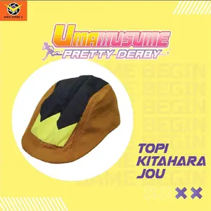 Ready Stock Topi Kitahara Jou pelatih Oguri Cap - Uma Musume - made in Indonesian