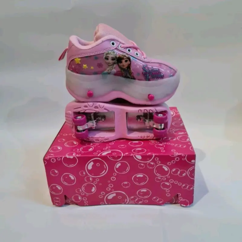 Sepatu roda NON LED karakter anak roda 4 / sepatu roda 2 in 1 / Sepatu roda anak perempuan / sepatu roda anak laki laki 5