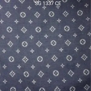 Kain Jacquard Jeans/Denim Motif Batik SG_1337