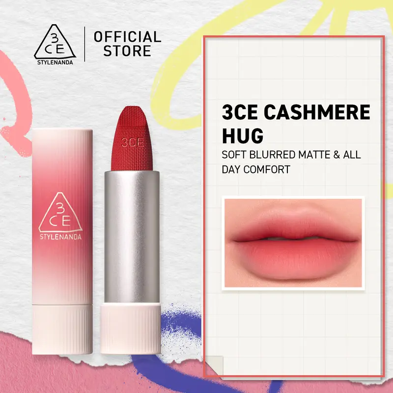 3CE Blur Water Tint Liptint Transferproof Longlasting Blurry