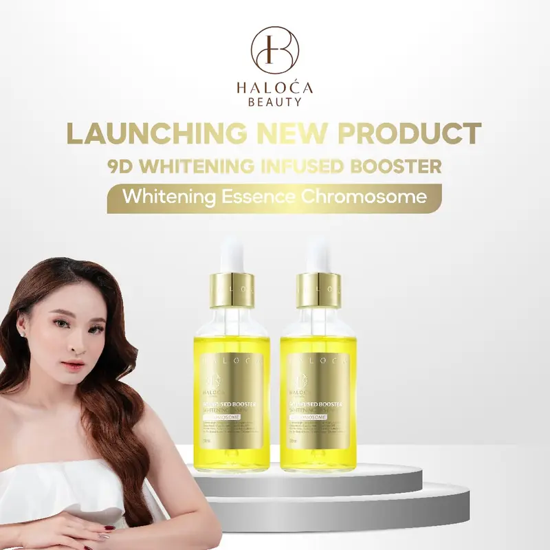 [ HALOCA BEAUTY ] 13.6 (2PCS) lnfused Chromosome B0oster Whltenlng Essence FOR BARU NICINAMIDE 5% 2