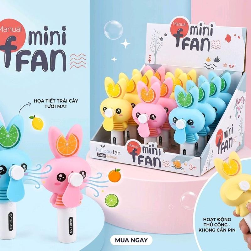 Quạt bóp tay hình thú dễ thương,quạt tay mini hình vặn bóp tay,quạt cầm tay…