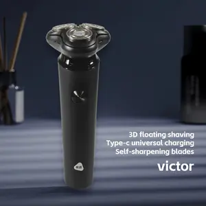 Alat Cukur Elektrik 3D Magnetic Electric Shaver 500mAh - Victor Blackstone 7