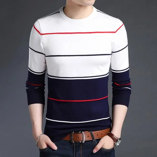 terlaris baju atasan pria sweater rajut double aries Knitwear Tebal 2