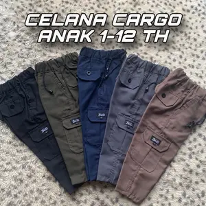 CELANA CARGO ANAK YANG LAGI TREND JAHITAN KUAT NYAMAN ADEM DAN MENYERAP KERINGAT BAHAN KATUN AMERICAN DRIL Fashion