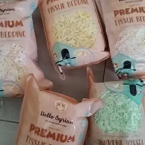 TISSUE BEDDING PREMIUM HELLO SYRIAN — Bedding Hamster Premium | Alas Kandang Hamster | Tempat Tidur Hamster | Bedding Topper Hamster