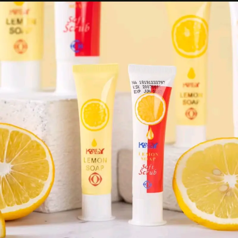 KELLY LEMON SOFT SCRUB - Pembersih Wajah Kelly 0