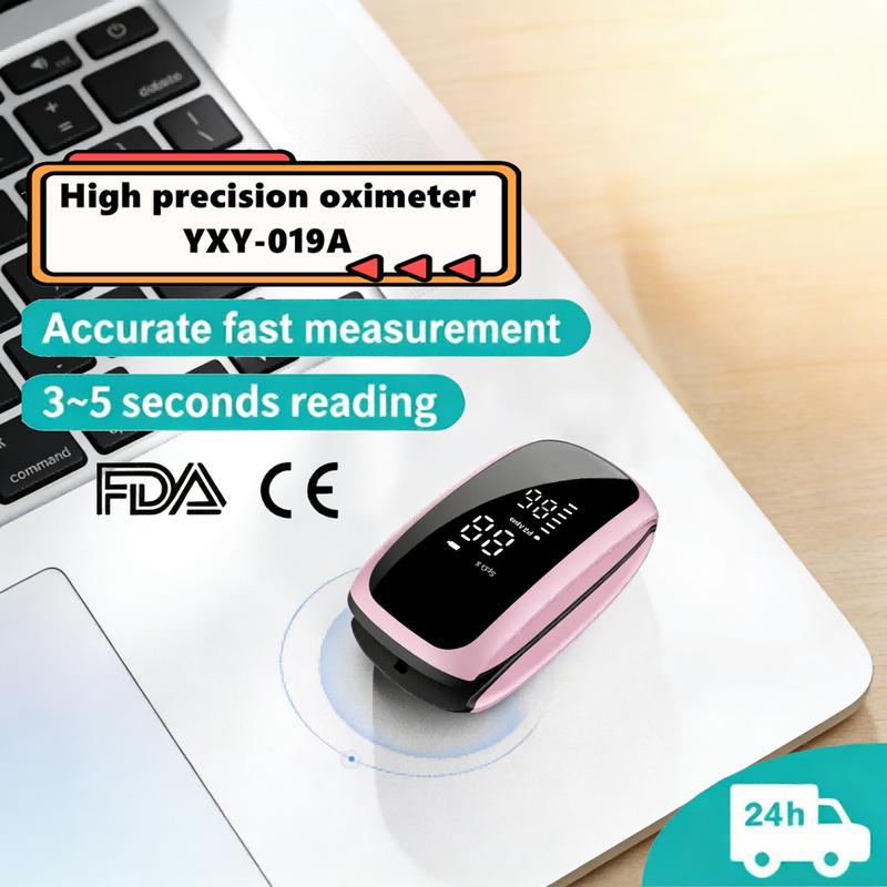 Máy Đo SpO2 Kẹp Ngón Tay Màn Hình OLED Hiển Thị Oxy & Nhịp Tim Kèm Pin Dùng Tại…