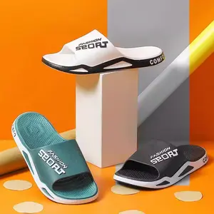 Sandal Selop Pria Wanita Viral TikTok Fashion Sport Bahan PVC Anti Slip Empuk Nyaman, Rumah Outdoor Ukuran 33-44 Lengkap