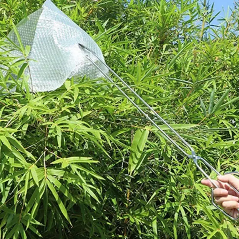 80cm Capit Sampah Stainless Alat Penjepit Sampah Serbaguna Tongkat Penjepit Jepitan Sampah Panjang 8