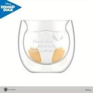 Cawan Kaca Bertebat Dua Lapisan, Rekaan Donald Duck Siri Disney, Kartun Comel dan Kreatif, Cawan Dua Lapisan, [COD] Kitchenware