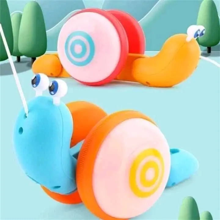 Mainan Anak Siput Tarik Goyang Tanpa Baterai Snail Toy Mainan Siput Viral Mainan 0