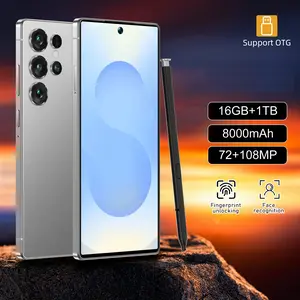 [ 2026 New Produk ]Smartphone 7.5inch Layar HD Handphone 8000mAh Battery 16GB+1TB 4G/5G WIFI Dual Card SIM HP murah Gaming phone Android14.0