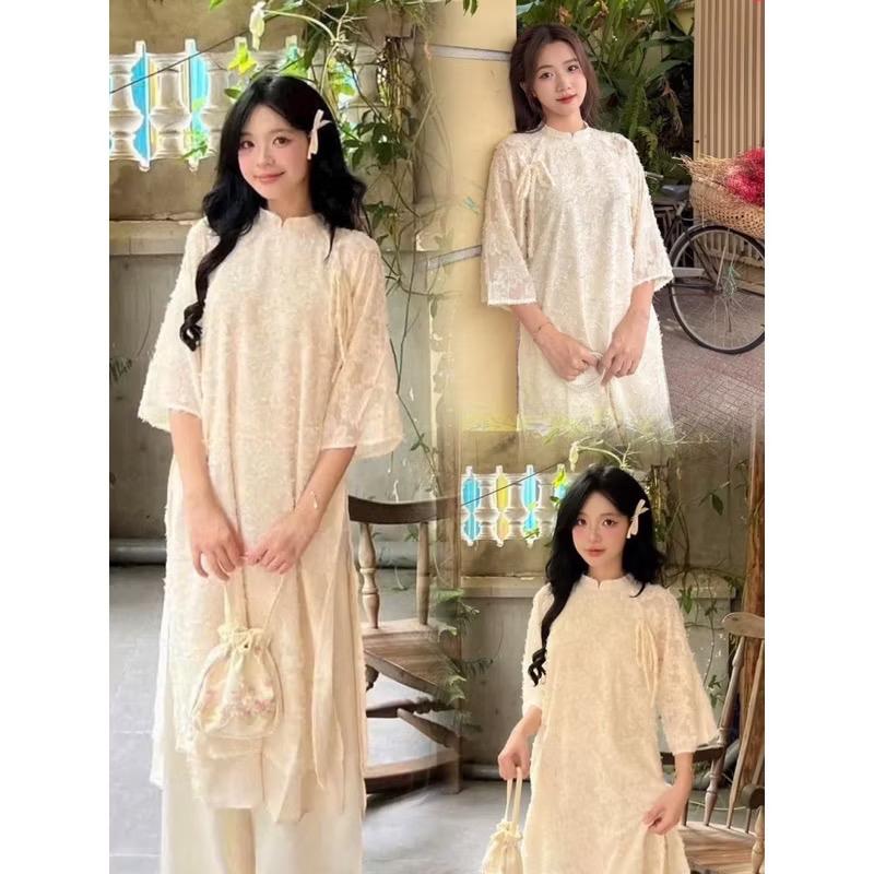 [Size + Màu Quần] Áo Dài Lông Vũ | BigBuy360 - bigbuy360.vn