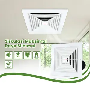 YASAKA-Kipas Angin Exhaust Dinding Plafon Hemat Listrik Ukuran 8, 10, 12 inch untuk Dapur, Rumah, Kantor