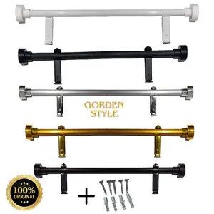 BATANG GORDEN ROLLET BULAT ENDCUP MINIMALIS UNTUK KAIN GORDEN JENDELA PREMIUM MODERN LEBIH KOKOH FULL SET SIAP PASANG ALUMINIUM BESI PROMO MURAH MERIAH BISA COD
