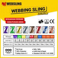 Gambar Webbing Sling 1 Ton 15 Meter WEBSLING Sling Belt Double Ply dari Pusat Lifting Kota Administrasi Jakarta Barat 3 Tokopedia