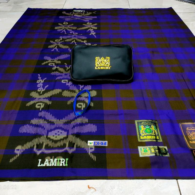 SARUNG LAMIRI KDT TERMURAH HALUS  Lembut motip Kotak Dua tropong  sandur madura rayon premium Muslim Santri Nyaman di pakai bayar di tempat Pria 3