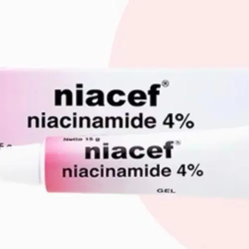 Niacef niacinamide 4% gel pencerah dan membantu mengatasi jerawat dan bekas jerawat