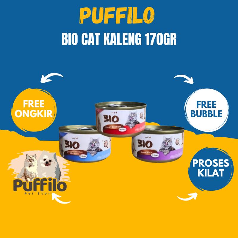 Bio Cat Kaleng All Varian makanan kucing bio 170gr - Shop | Tokopedia