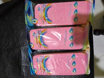 Product Review of Household strong absorbent to remove oil stains rainbow rag 12 layers can be torn rag fast durable cleaning cloth thickened dirt resistance from S**g 0
