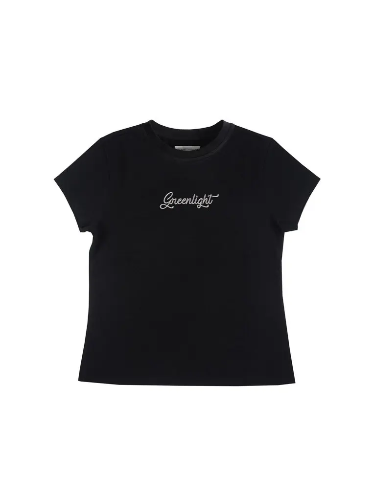 Greenlight Kaos Wanita Slim Body Fit Cotton Logo Script Miami HP--N191124