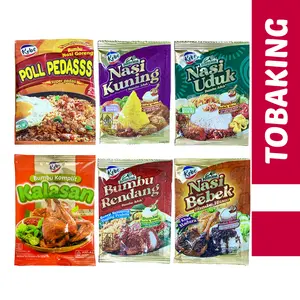 Kobe Bumbu Aduk Nasi Instan Uduk Kuning Rendang Bebek Ayam Kalasan Nasi Goreng Pedas