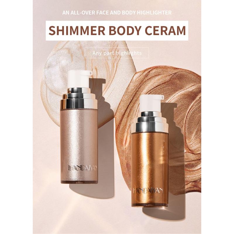 Handaiyan Body Highlighter Body Shimmer Dry Oil Glitter Highlight Body Cream 3