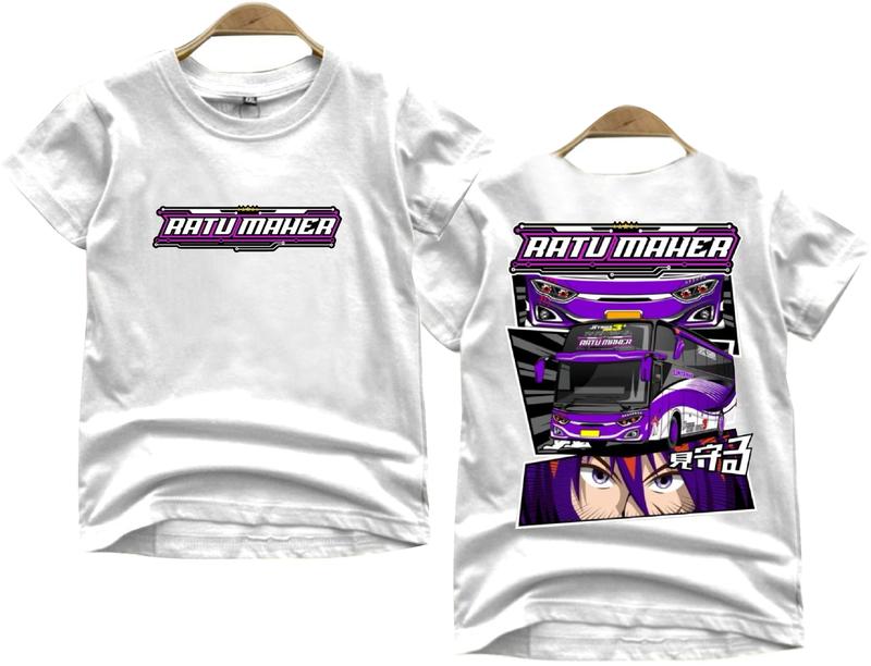 Kaos anak laki laki gambar bus ratu maher baju kaos anak murah usia 2-10 tahun bahan katun 2