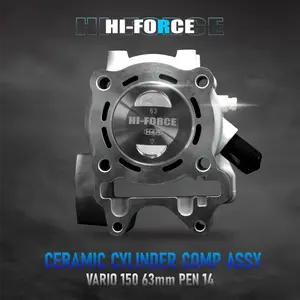 H4R HI-Force Ceramic Cylinder Block - BLOK SEHER BORE UP VARIO 150 125 ESP ADV PCX BLOK BORE UP