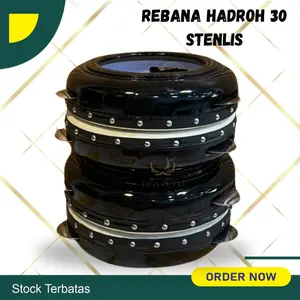 Rebana Hadro satu set 4 biji rebana banjari hadroh terbang hadroh