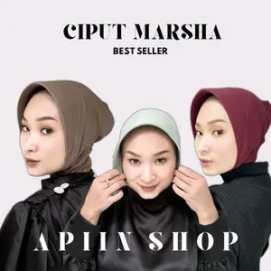 TERLARIS CIPUT TOPI MARSHA ANTI LETOY Karet Jilbab Kerudung Instan Pita