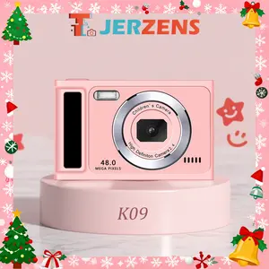 [COD] Kamera Digital 48MP Layar 2.4 Inci Resolusi Video 1080P Baterai 400mAh Mendukung Kartu Memori Cocok untuk Fotografi Perekaman Video Game & Musik Hadiah Terbaik untuk Anak Camera