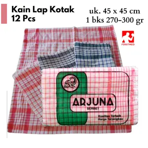 KAIN LAP KOTAK / SERBET DAPUR SERBAGUNA / KAIN LAP PIRING /  KAIN LAP TANGAN/ KAIN KOTAK PERLEMBAR