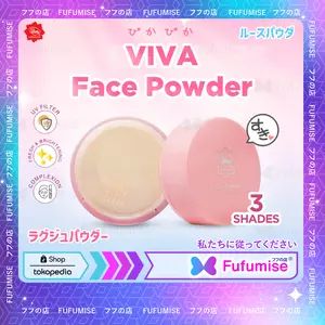 FUFUMISE | VIVA Face Powder Pink 14 gr | Bedak Tabur | Butiran bedak tabur super halus