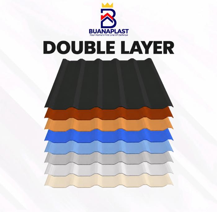 Jual PANJANG 5 METER Atap UPVC DOUBLE LAYER Bergelombang Twinwall ...